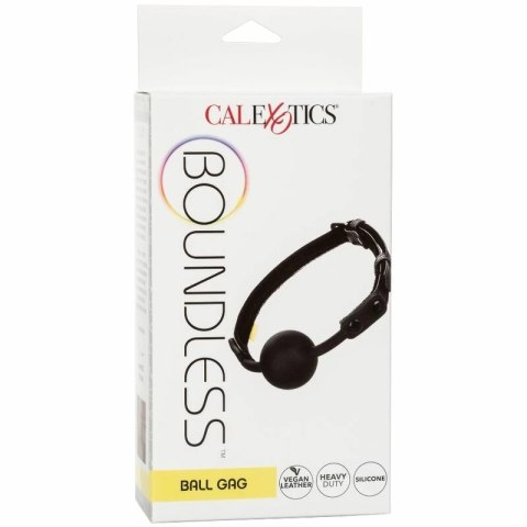 CalExotics Boundless Ball Gag silikonowy, regulowany, wegańska skora