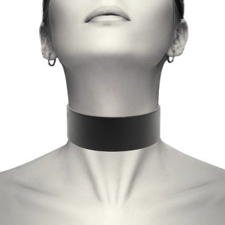 Coquette Chic Desire Choker z wegańskiej skory, regulowany, czarny
