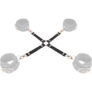 Coquette Chic Desire Fantasy krawat z wegańskiej skory, czarny