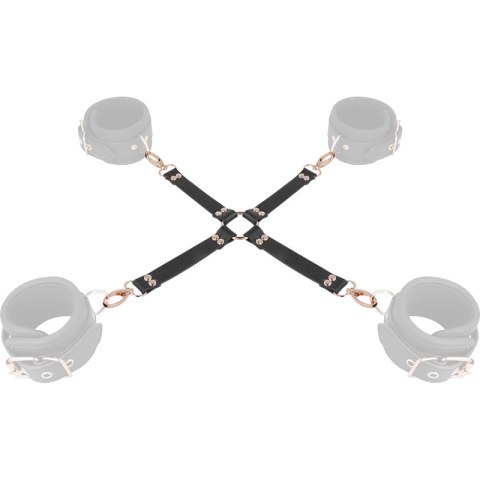 Coquette Chic Desire Fantasy krawat z wegańskiej skory, czarny