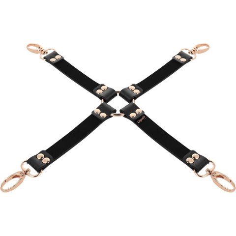 Coquette Chic Desire Fantasy krawat z wegańskiej skory, czarny