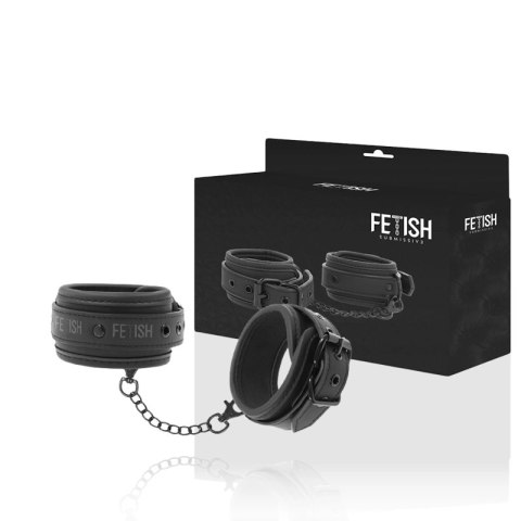 Fetish Submissive Wegańskie Kajdanki na Kostki z Neoprenową Wyściołką