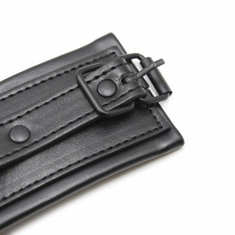 Ohmama Fetish - Uniwersalne pasy nadgarstkowe, czarne, regulowane