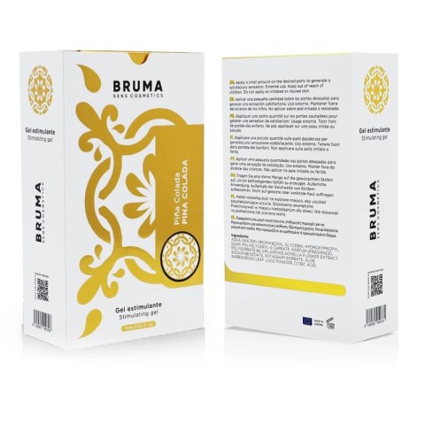 BRUMA Balsam wzmacniający smak Pina Colada 15ml - żel intymny, travel size
