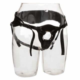 CalExotics Royal Queen Pas Harness - uniwersalny, skorzany, czarny