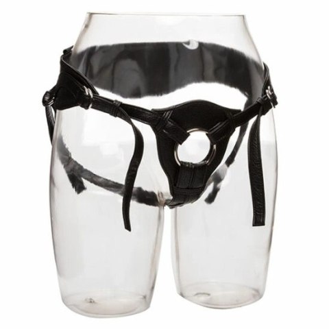 CalExotics Royal Queen Pas Harness - uniwersalny, skorzany, czarny