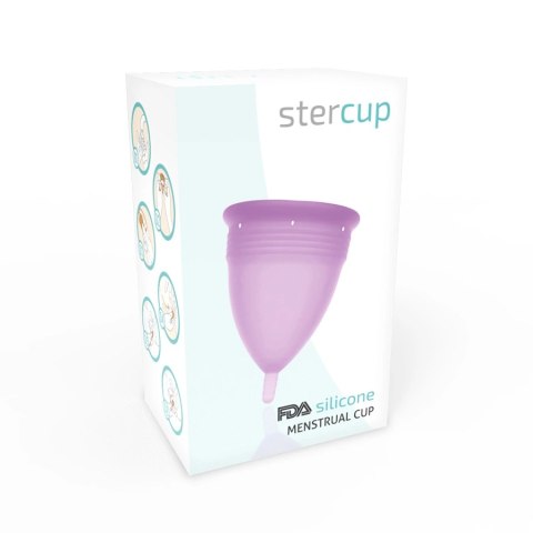 Stercup Kubeczek menstruacyjny silikonowy Liliowy Rozmiar L FDA