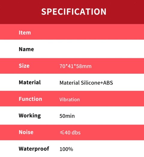 Big Mouth Red 9 vibration function