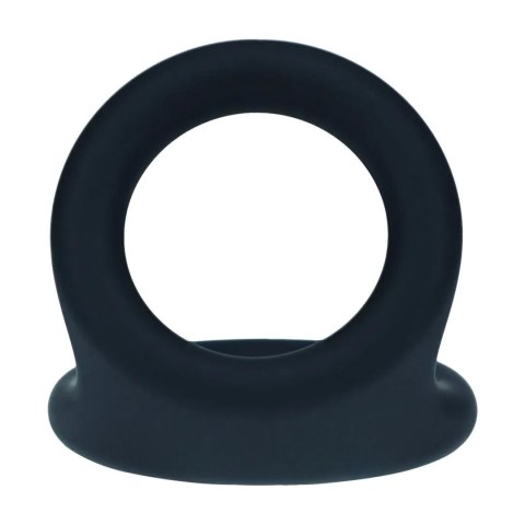 Double O Silicone Cockring - L - Black