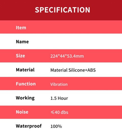 Fishhook Red Dual-point vibration