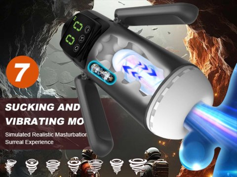 Masturbator - 7 vibration and suction functions
 + Booster