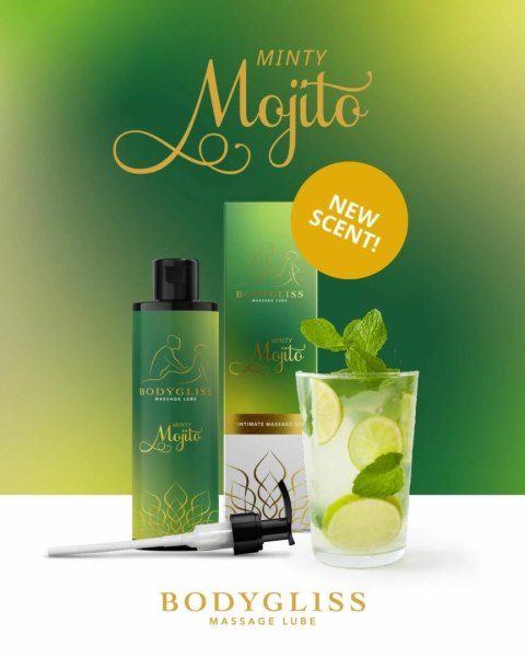 BodyGliss Olejek do masażu i środek poślizgowy Minty Mojito 150ml