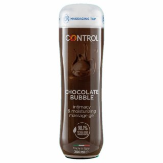 CONTROL Żel do masażu 3w1 Bubble Chocolate 200ml z kulkami, czekolada