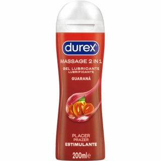 Durex Play Massage 2w1 Guarana żel do masażu i nawilżania 200ml