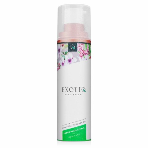 Exotiq Olejek do Masażu Basil Citrus 100ml - Odżywcza Formuła Roślinna