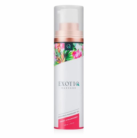 Exotiq Olejek do Masażu Sweet Strawberry 100 ml, odżywczy, zapach truskawki
