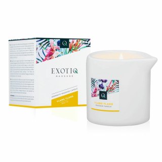 Exotiq Świeca do Masażu Ylang Ylang 200g - Relaksujący Olejek