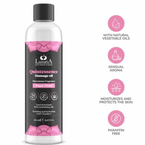 Intimateline Luxuria Olejek do masażu Sugar Cloud 150ml naturalny
