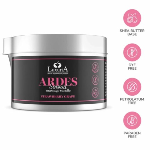 Intimateline Luxuria Świeca do masażu winogronowa masło shea 35g