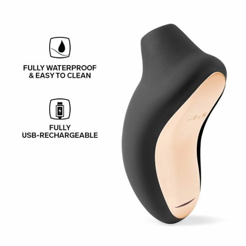 LELO SONA 2 Cruise Black - zaawansowany stymulator ultradźwiękowy, USB