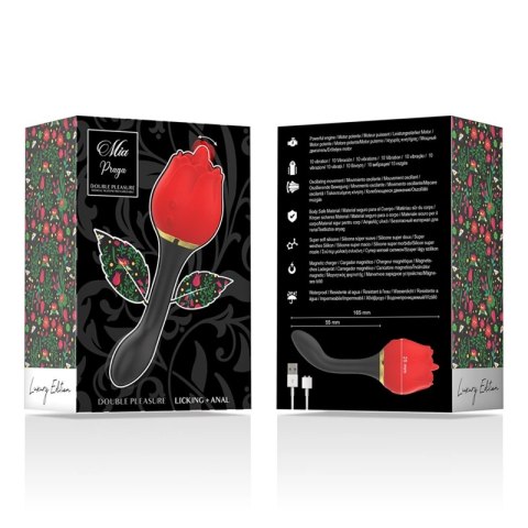 MIA Double Pleasure Rose - Intymny stymulator 2w1, wodoodporny, rożowy
