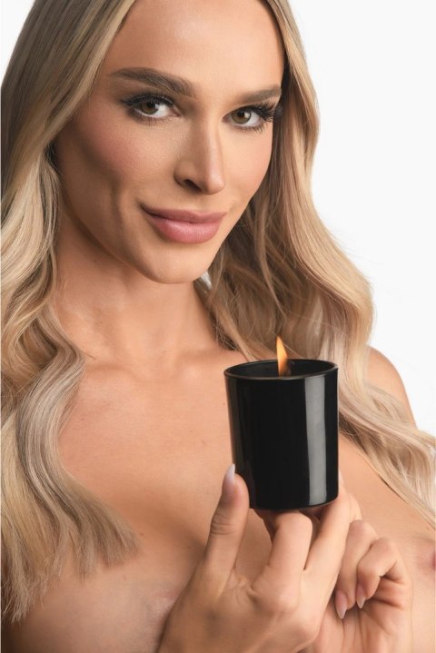 XR Brands Bedroom Bliss Świeca do masażu wanilia 2,9 cala 15h