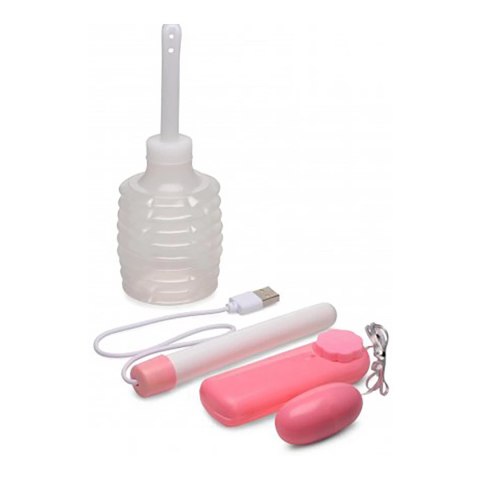 XR Brands Jesse Jane Deluxe - anatomiczna lalka TPE, zestaw czyszczący