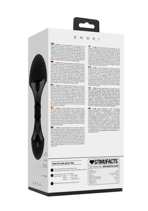 Vive Enoki - masażer wielofunkcyjny, elastyczny, wodoodporny
