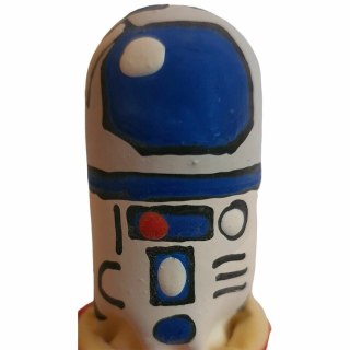 CONDOMERIE Prezerwatywa Artystyczna Robot Ręcznie Malowana Lateksowa