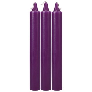 Doc Johnson Japanese Massage Candle Zestaw 3 fioletowych świec