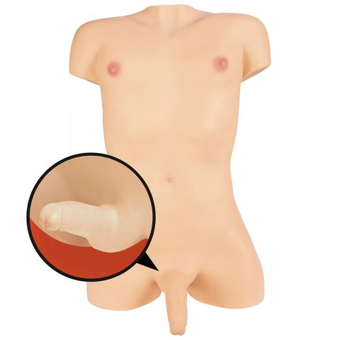 Doc Johnson Natalie Mars - anatomiczny model torsu ULTRASKYN z funkcją wibracji