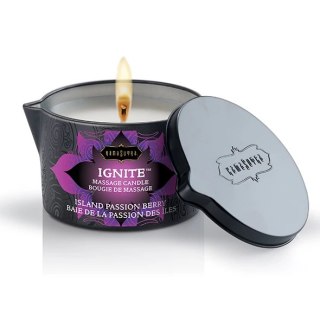 Kama Sutra Ignite Island Passion Berry świeca do masażu 170g