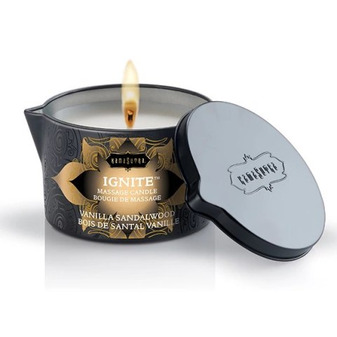 Kama Sutra Ignite Świeca do masażu Vanilla Sandalwood 170g