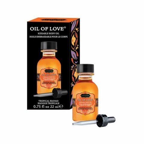 Kama Sutra Oil of Love Tropical Mango 22 ml - olejek rozgrzewający