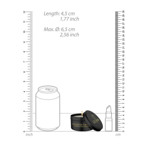 Le Desir Świeca do masażu z feromonami - aromatyczna, relaksująca 80g
