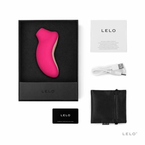 Lelo Sona Cerise - Stymulator soniczny, 8 trybow, wodoodporny