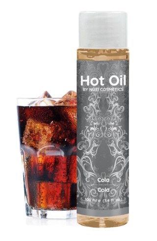 NUEI Hot Oil Cola - Olejek do masażu rozgrzewający 100 ml, aromat coli