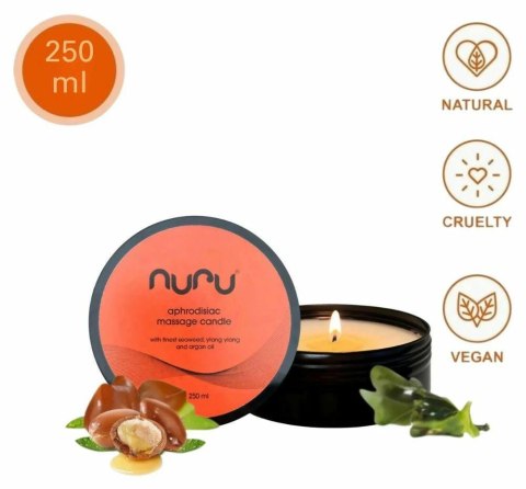 Nuru Massage Candle - luksusowa świeca do masażu z olejkiem