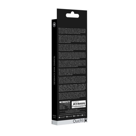 Ouch! Świece woskowe duże - zestaw 4 kolorow do stymulacji skory