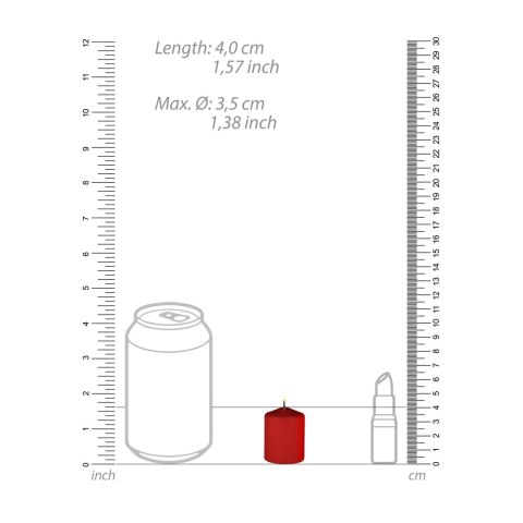 Ouch! Świeczki Tease Sinful zestaw 4 szt. niska temperatura zapachu