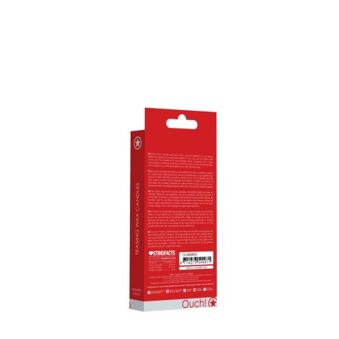 Ouch! Zestaw 4 świec woskowych do masażu - rożne kolory