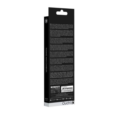 Ouch! Zestaw dużych świec woskowych - 4 kolory, model dekoracyjny