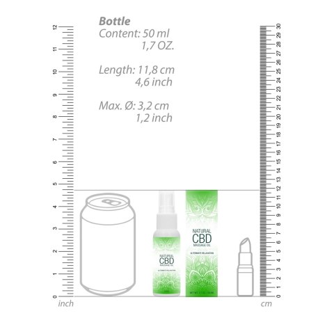 PharmQuests CBD Olejek do Masażu 50ml - Naturalna Formuła Relaksująca