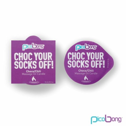 Picobong Massage Oil Candle Choco & Chili 15ml - Świeca do masażu