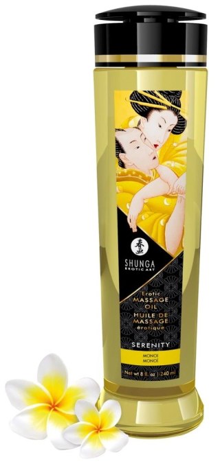 Shunga Serenity Naturalny Olejek do Masażu 240 ml - Wegańska Formuła