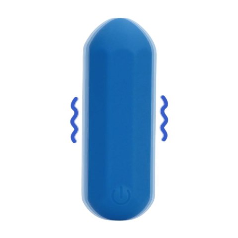 Hexagon Shaped Bullet Vibrator - Jetset Blue