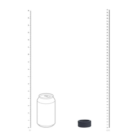 Liquid Silicone Ball Strap - S - 34mm - Black