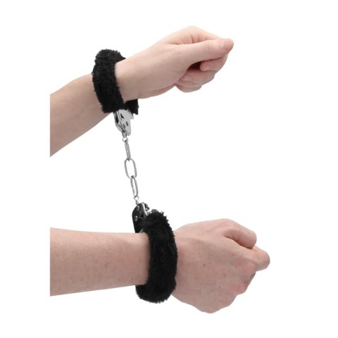 Pleasure Handcuffs Furry Black