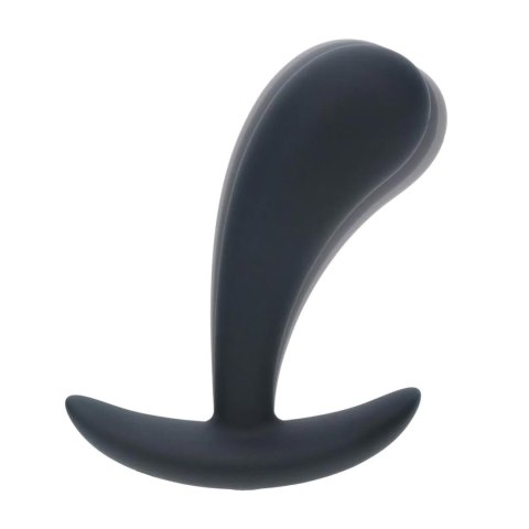 Vibrating Silicone Prostate Stimulator Anal Plug - S - Black