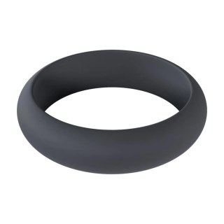 Wide O Silicone Cockring - S - 30mm - Black